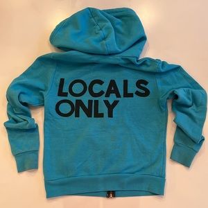 Aviator Nation turquoise hoodie